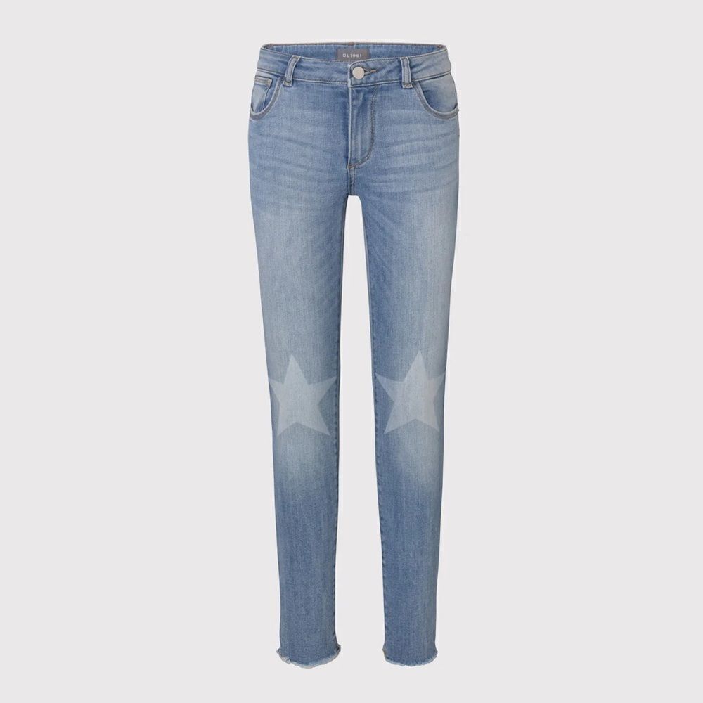 DL1961 PREMIUM DENIM Girl's Chloe Star Jeans Size 14